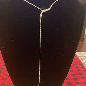 KENDRA SCOTT Jace Rose Gold Y Necklace